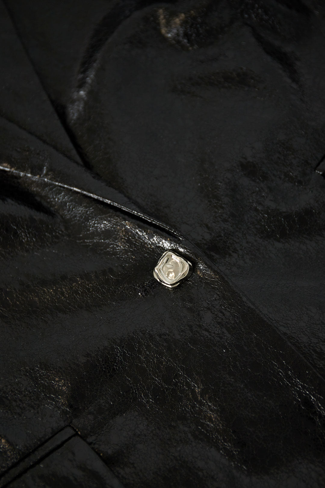 Leather Blazer Shiny 