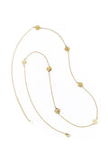 Long Necklace with Clover Charm