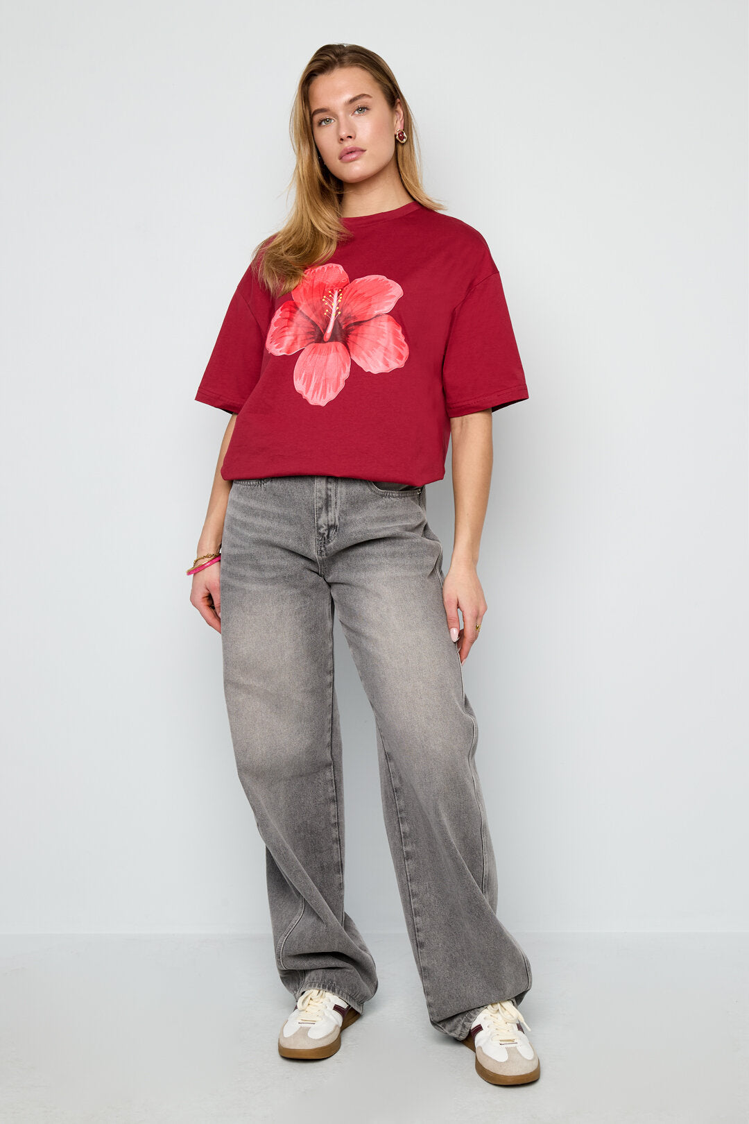 Relaxed Fit Floral Print T-Shirt