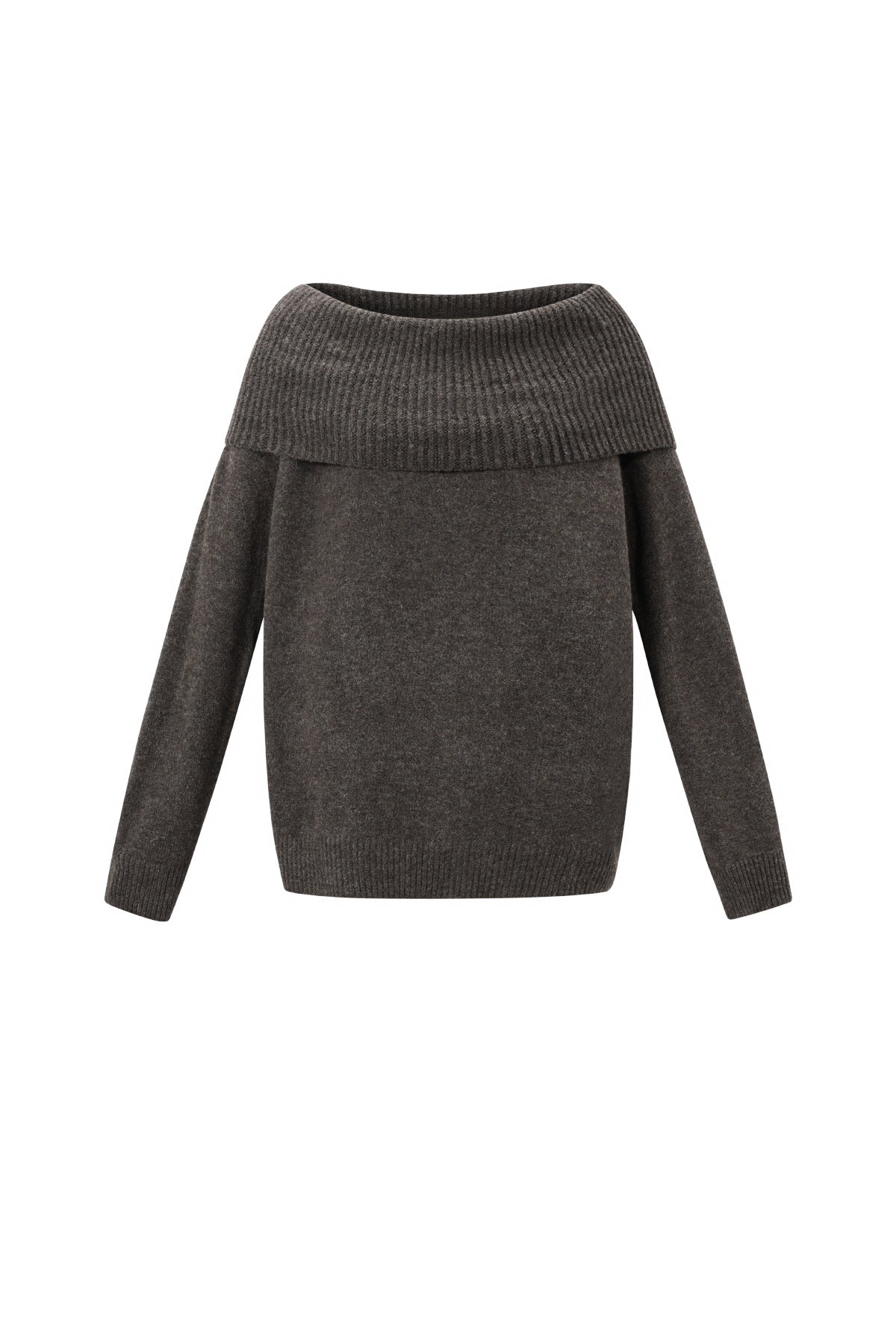 Knitted Women's Off-Shoulder Sweater Elegant 
