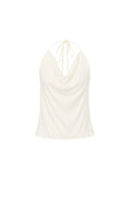 Halter Cowl Neck Tank Top