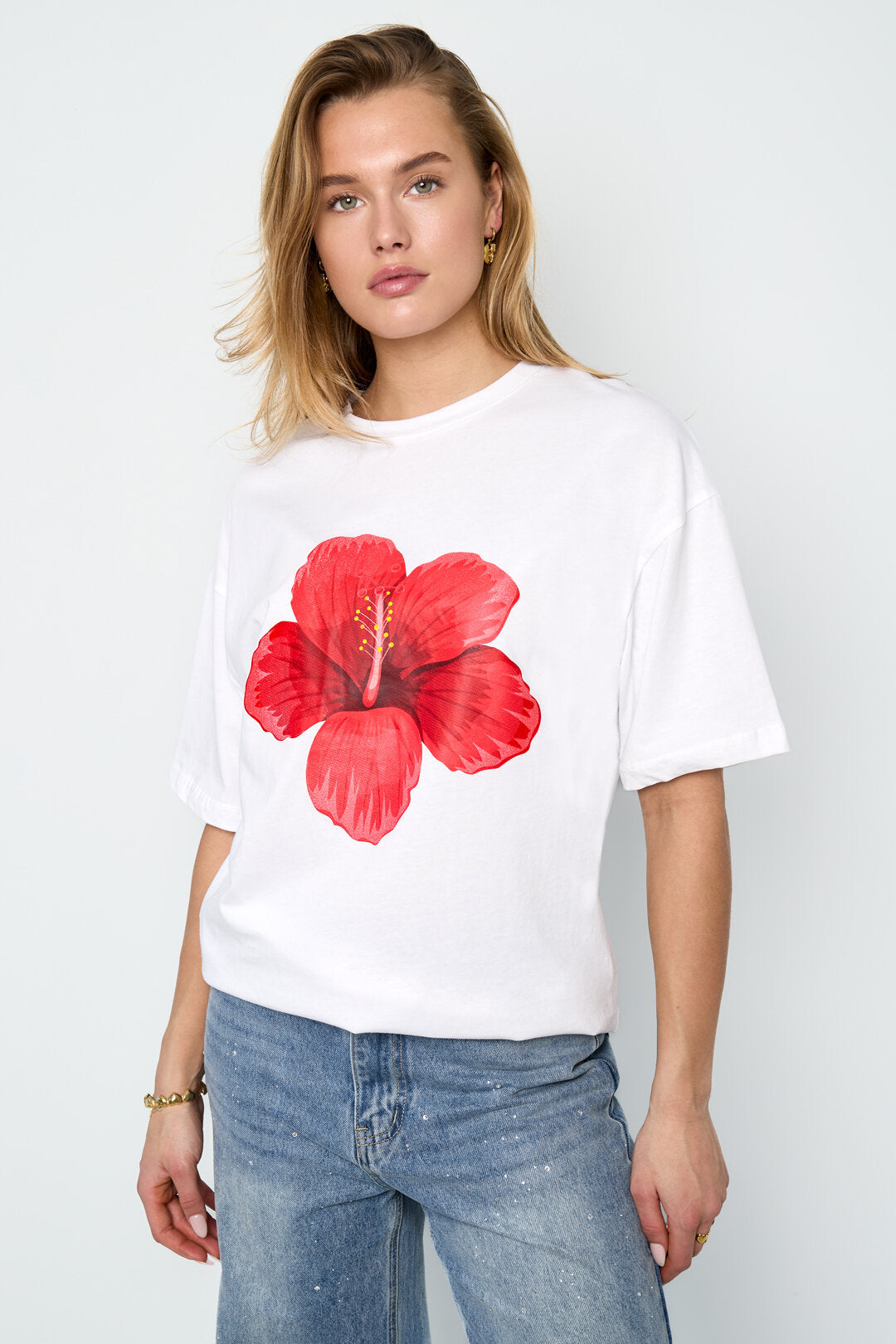 Relaxed Fit Floral Print T-Shirt