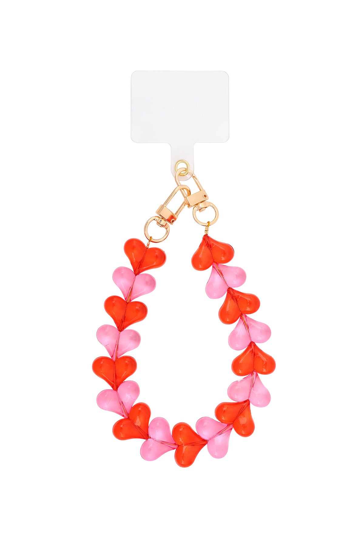 Vibrant Heart Phone Chain