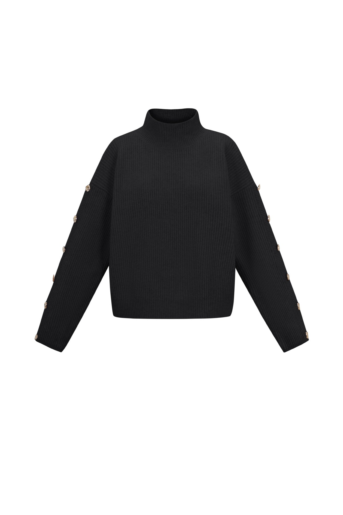 Knitted Turtleneck Sweater Casual 
