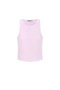 Spring/Summer Sleeveless Knit Top in Baby Blue, Dark Khaki & Light Purple