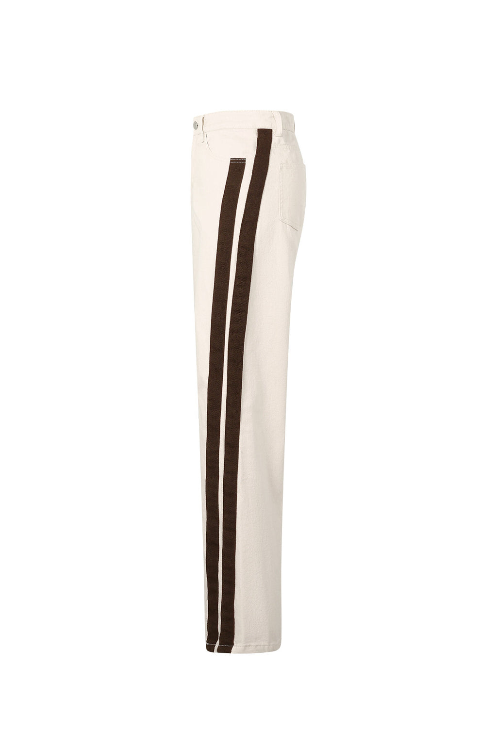 Wide Leg Side Stripe Track Pants