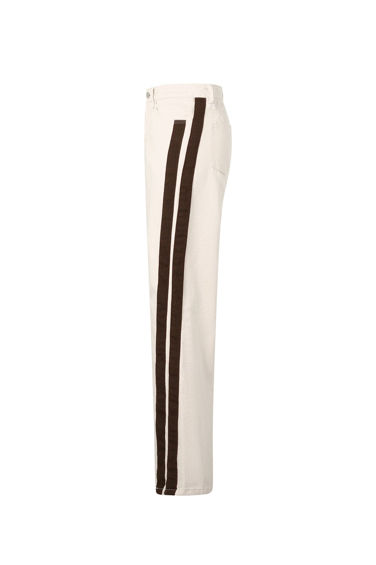 Wide Leg Side Stripe Track Pants
