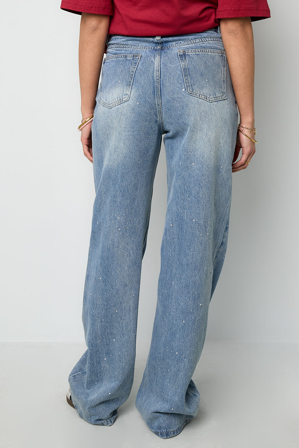 Wide Leg High-Waisted Jeans