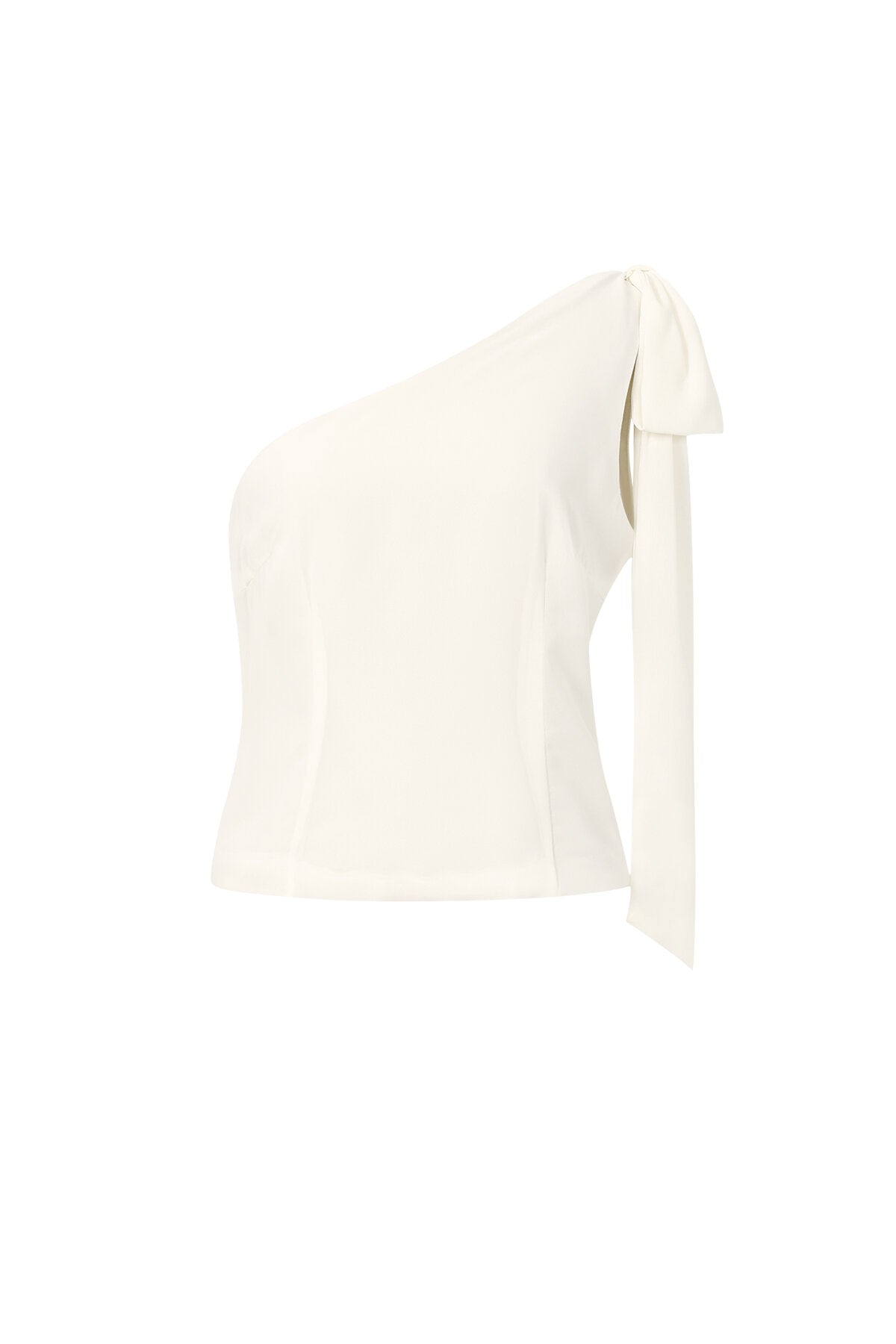 One Shoulder Side-Tie Top