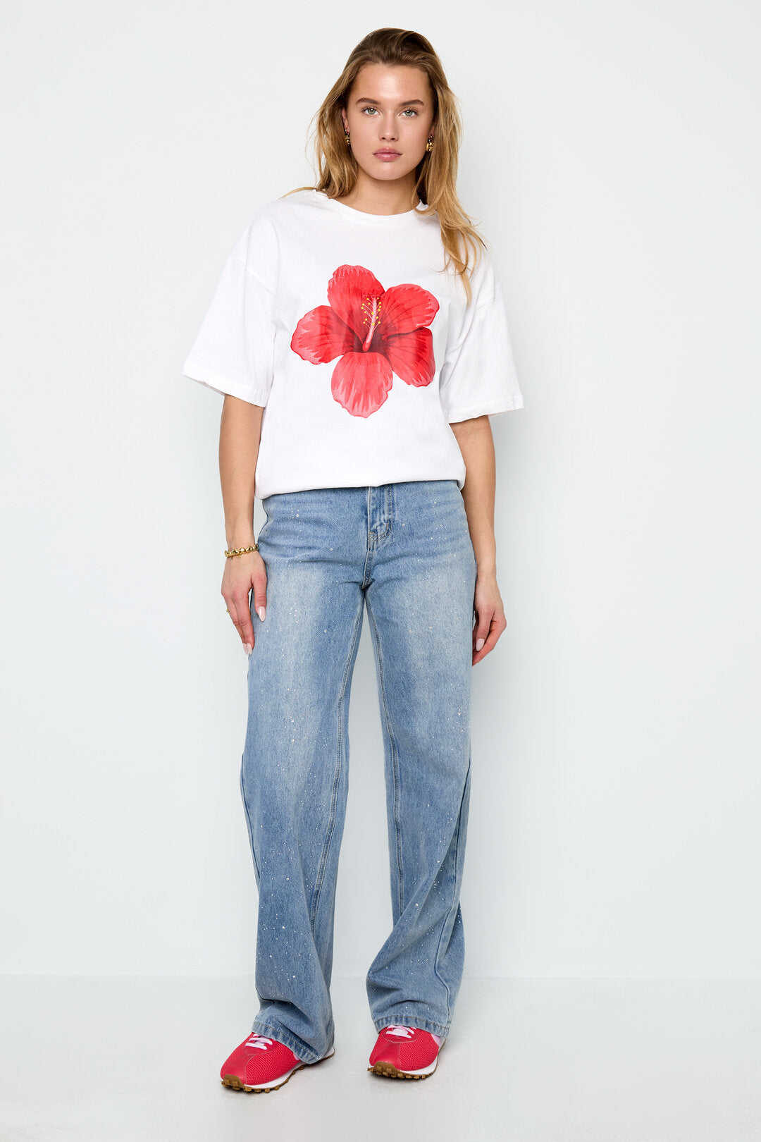 Relaxed Fit Floral Print T-Shirt