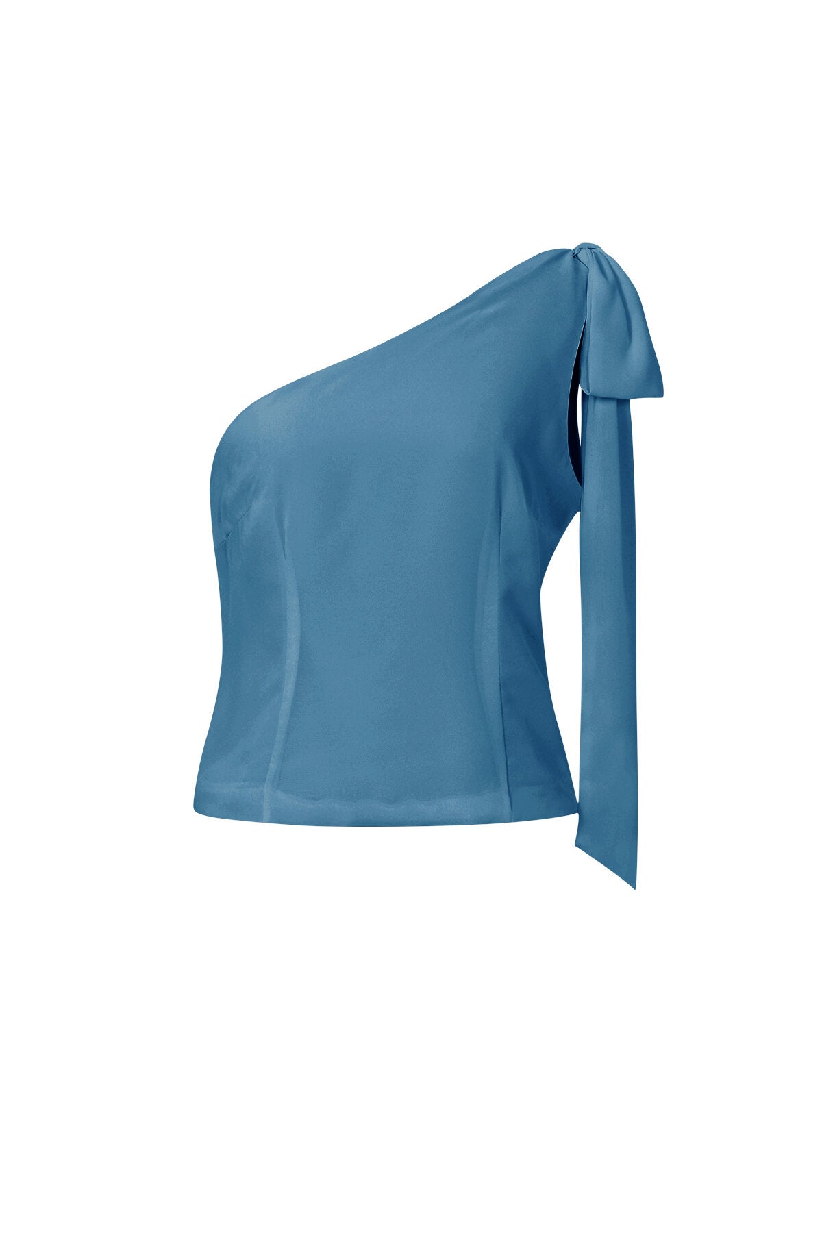 One Shoulder Side-Tie Top