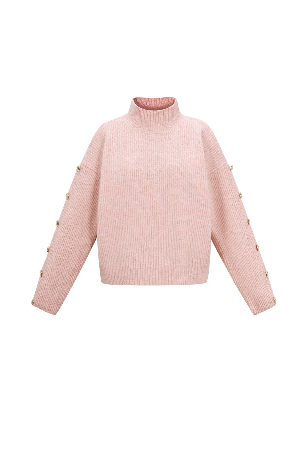 Knitted Turtleneck Sweater Casual 