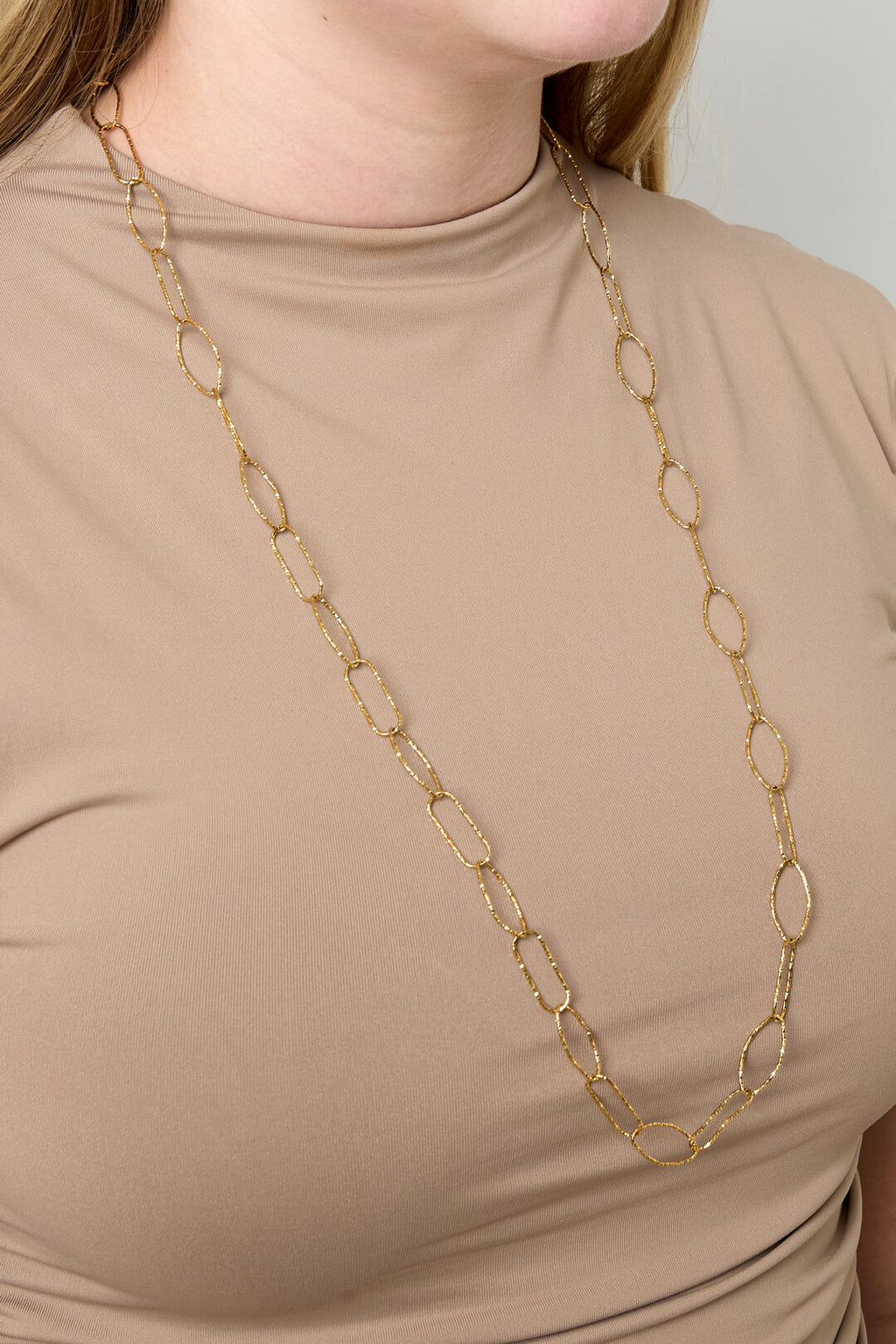 70cm+ Long Necklace in Silver & Gold