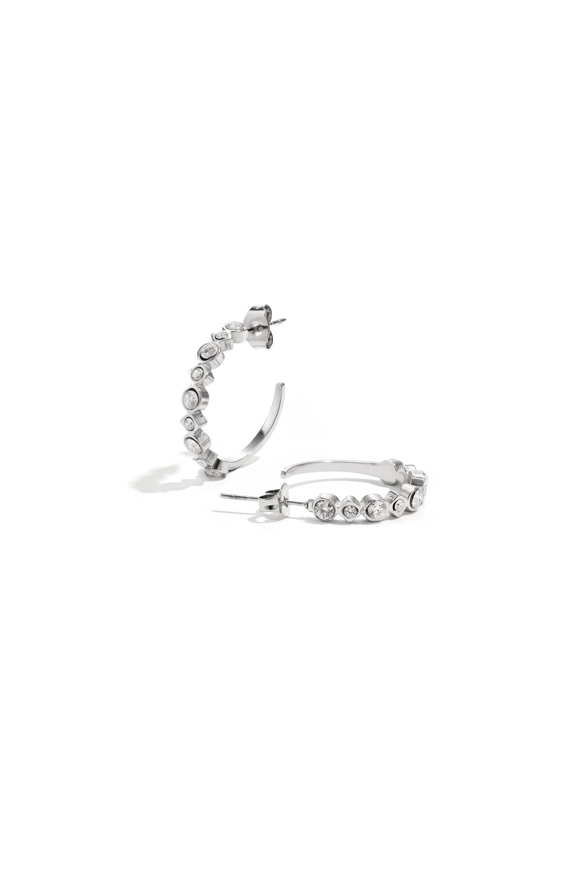 Silver & Gold Hoop Earrings for Everyday Wear