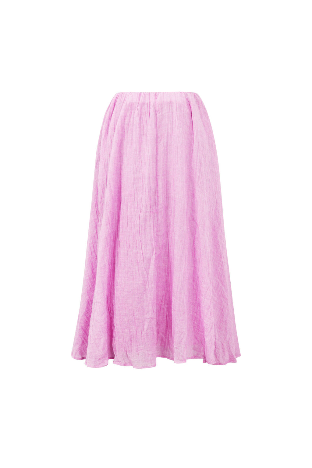 High Waisted Flowy Maxi Skirt