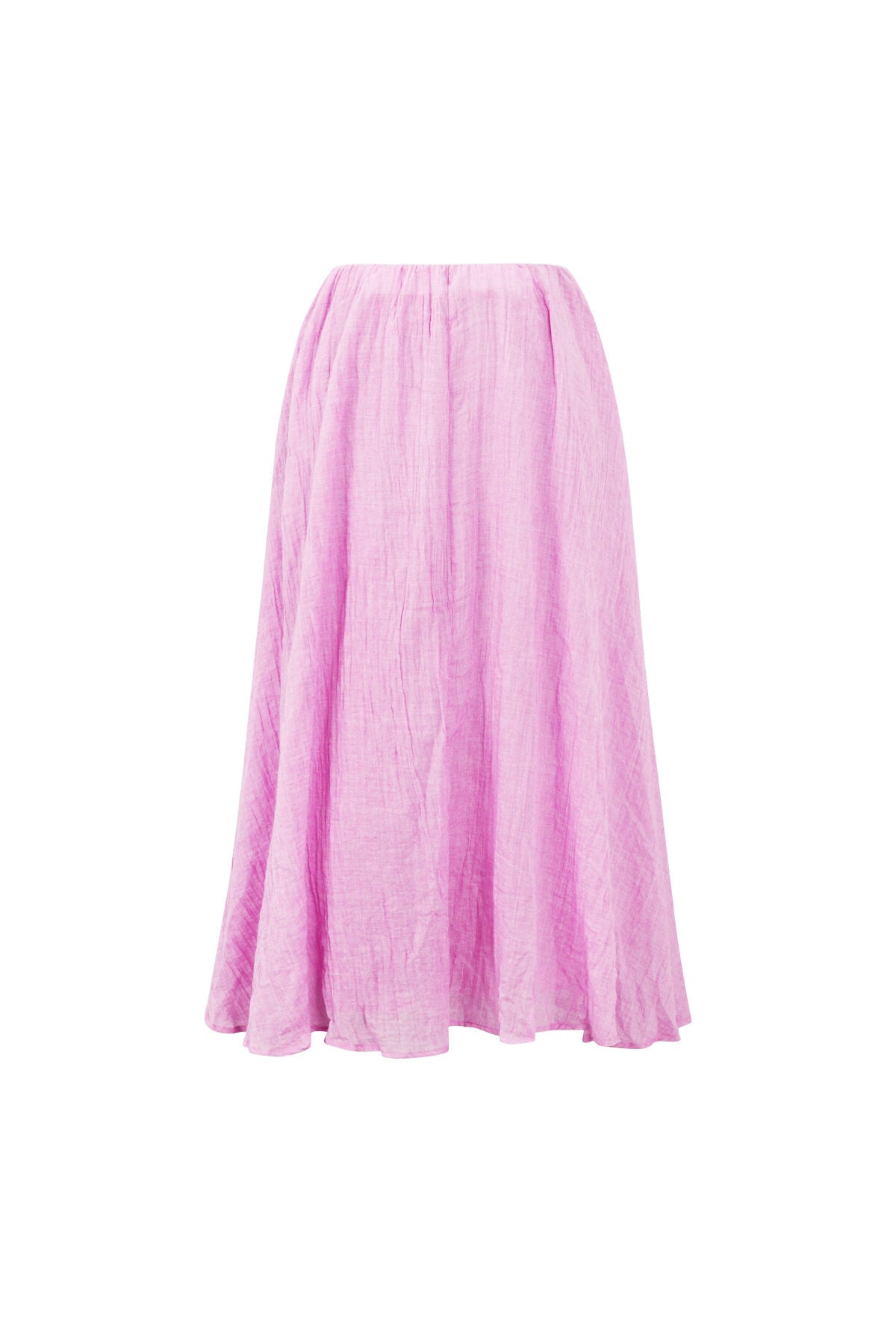 High Waisted Flowy Maxi Skirt