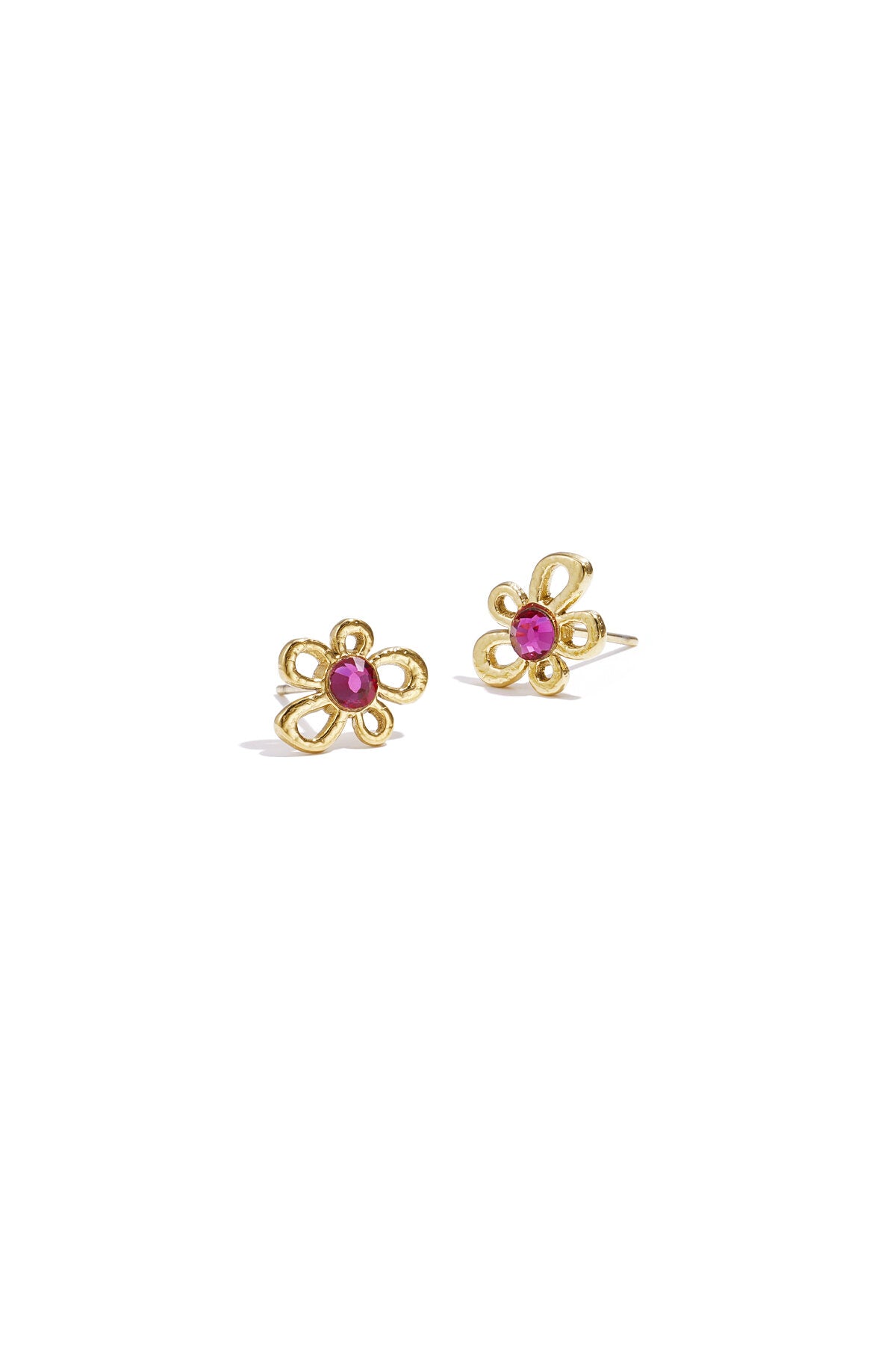 Mini Flower Stud Earrings for Daily Wear