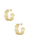14K Gold Plated Hoop Earrings for Women