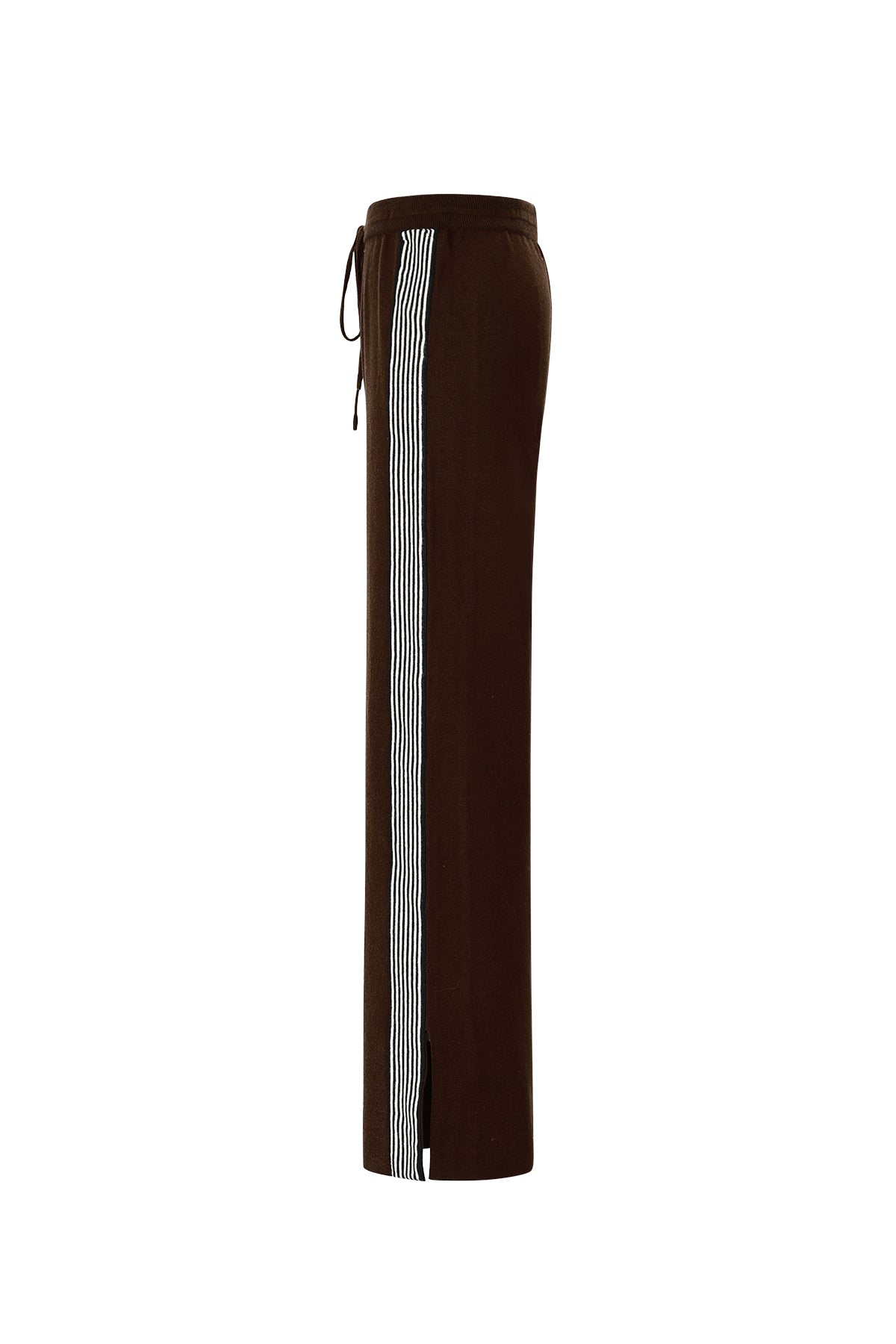 Sporty Knitted Straight Pants