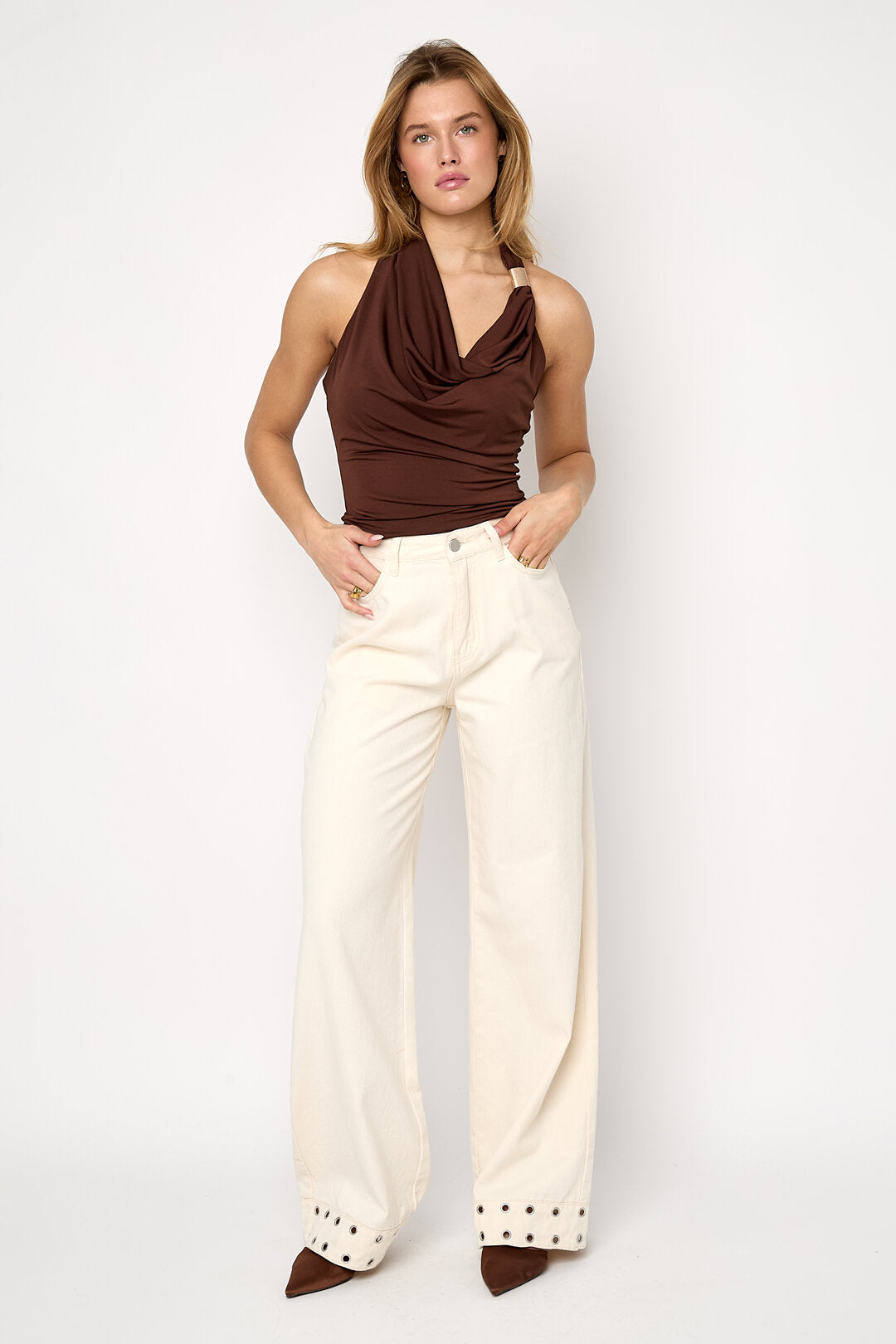Knitted Sleeveless Top