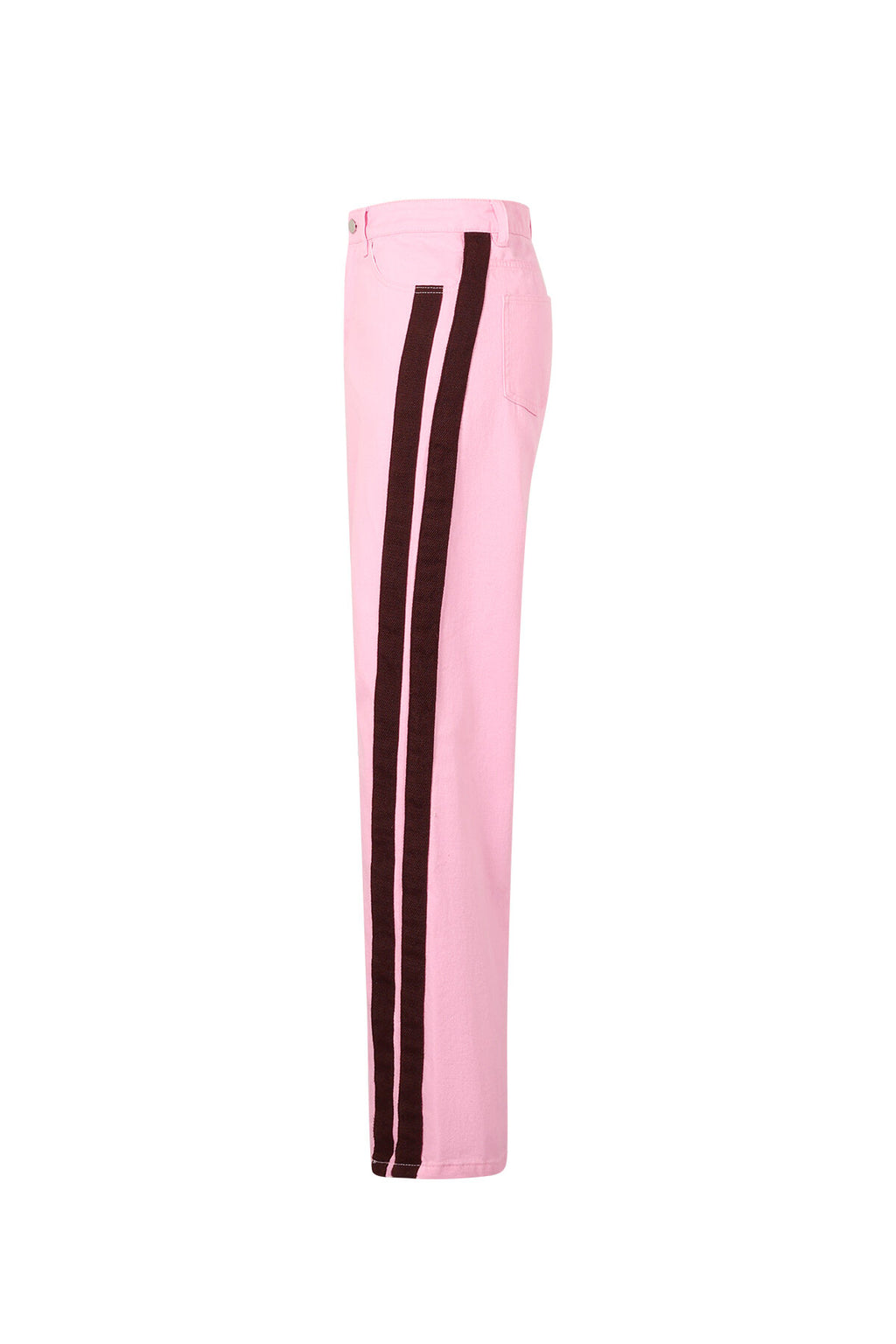 Wide Leg Side Stripe Track Pants