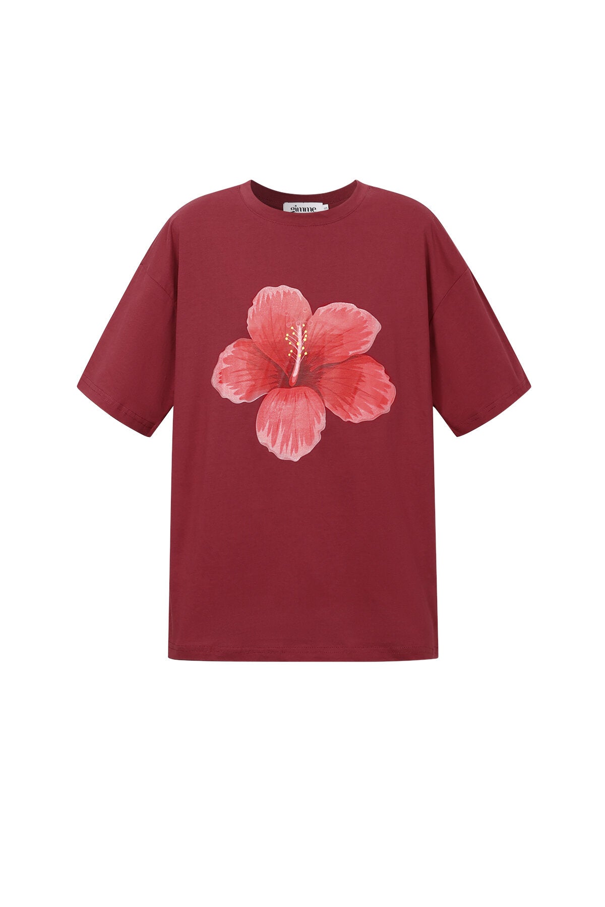 Relaxed Fit Floral Print T-Shirt